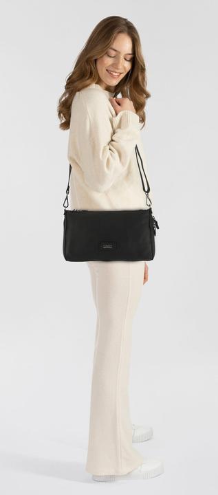 Actual product image Gabs Schultertasche Leder 31 cm mit Dehnfalte