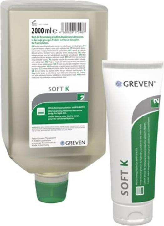 Produktbild PGP Ganzkörperreinigungslotion GREVEN® SOFT 2 l Varioflasche (2000 ml)