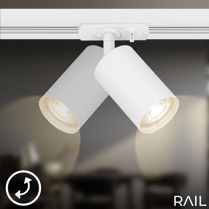 Produktbild Briloner HV-Stromschienensystem - LED Spot, Weiss, 1xGU10 exkl. Leuchtmittel