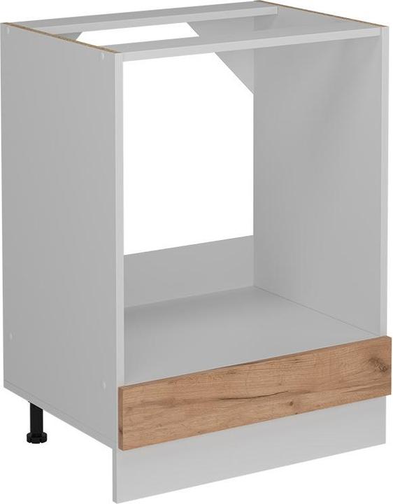 Produktbild Vicco Herdumbauschrank R-Line, Goldkraft Eiche/Weiss, 60 cm ohne Arbeitsplatte