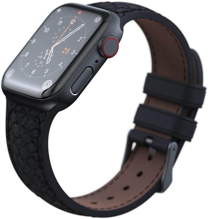 Produktbild Njord Vindur Watch Strap for Apple Watch 40/41mm (22 mm, Veganes Leder, Edelstahlverschluss, Lachsleder)