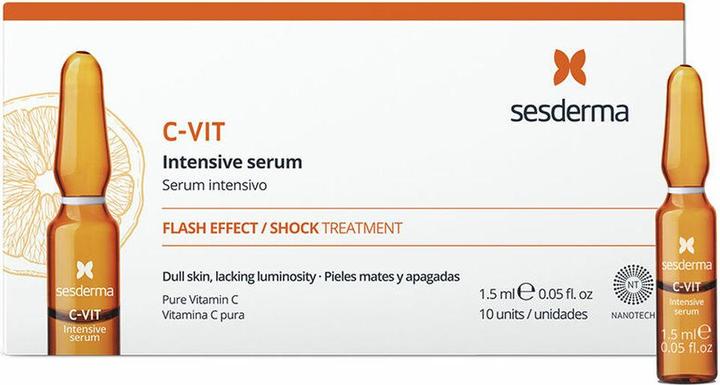 Actual product image Sesderma C-Vit Serum Intensive 10 Ampoules (1.50 ml)