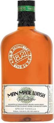 Actual product image 18.21 Man Made Wash Vanilla Spices 530ml (530 ml)