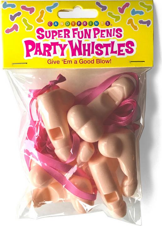 Immagine prodotto Little Genie Productions Fischietti per feste del pene super divertenti, confezione da 6 pezzi (Altra)
