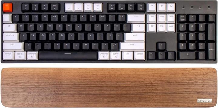 Actual product image Keychron K10/C2 Walnut Wood Palm Rest