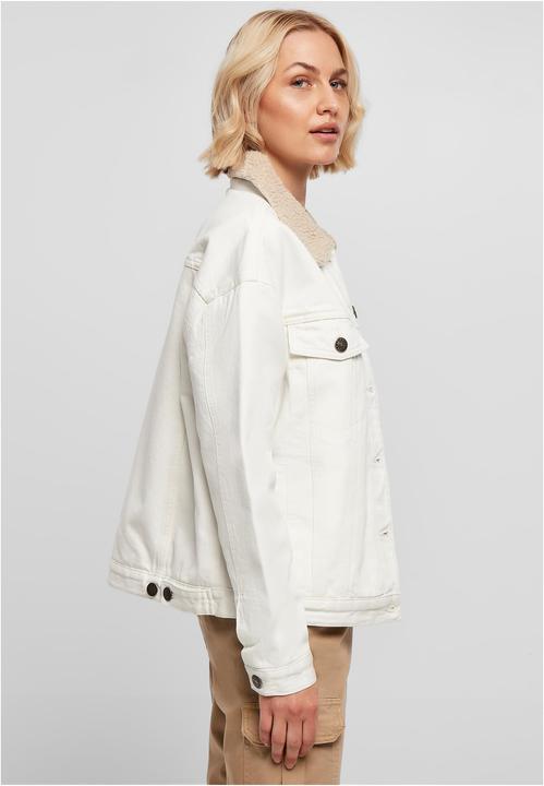Produktbild Urban Classics Ladies Oversized Sherpa Denim Jacket - 19395 (5XL)