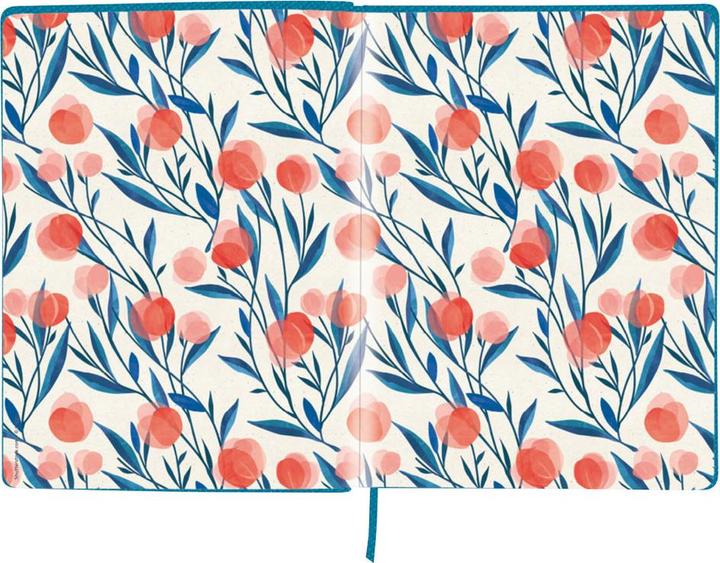 Produktbild Oberthur Notizbuch A6 Carmen Bleu Azur - 200 Seiten - Liniert (A6, Liniert)