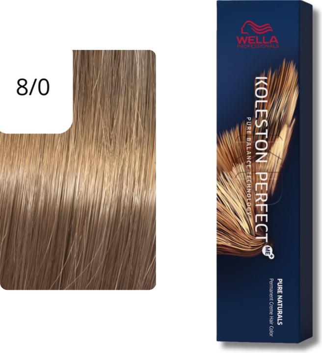 Image du produit Wella KOLESTON PERFECT ME+ PURE NATURALS 8/0 60 ml (8/0 blond clair)