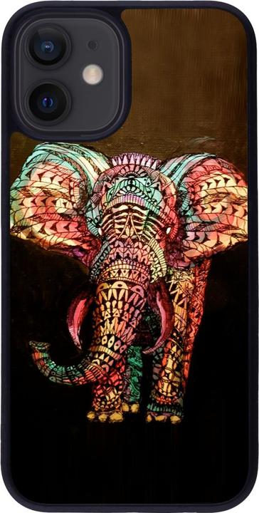 Produktbild PhoneLook Hülle Silikon schwarz Elephant 02 (Apple iPhone 12 mini)
