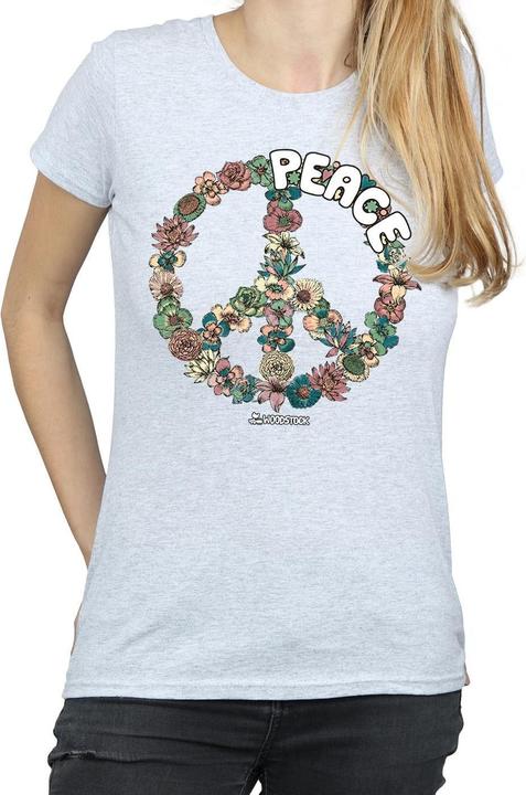 Immagine prodotto Woodstock Floral Peace Maglietta Donna (S)