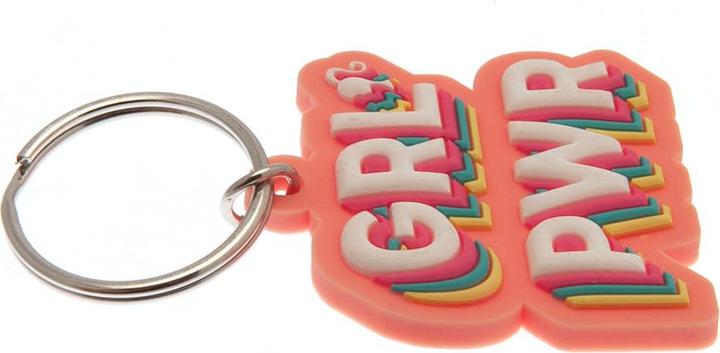 Actual product image Barbie GRL PWR PVC Keyring