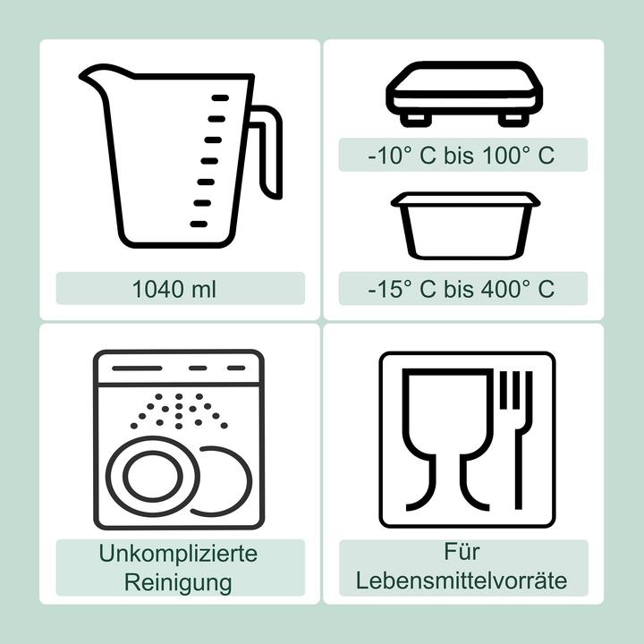 Actual product image Relaxdays glass containers