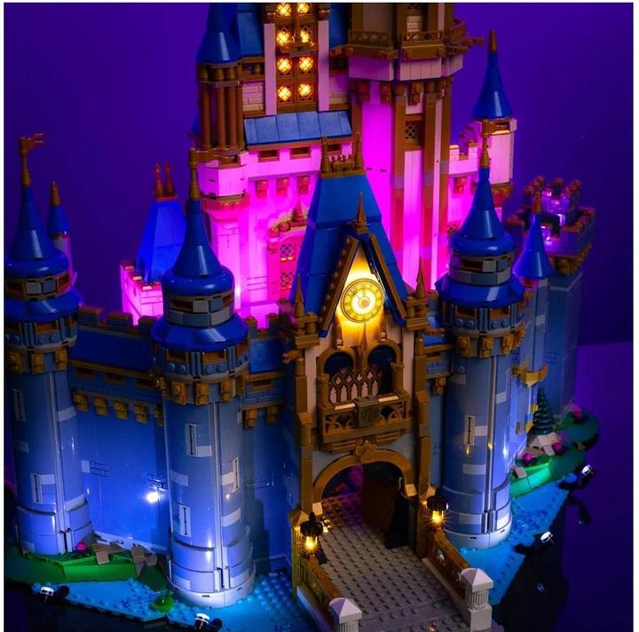 Actual product image Light my bricks LMB 2.0 LEGO® 43222# Disney Castle Light Kit