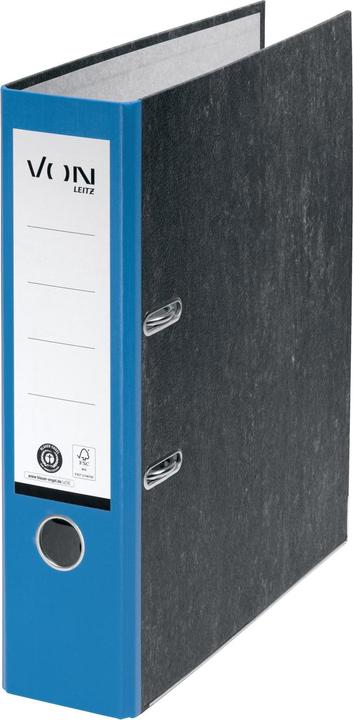 Produktbild von Hallers Ordner 8 cm, Blau (A4, 80 mm, 1 Stück)