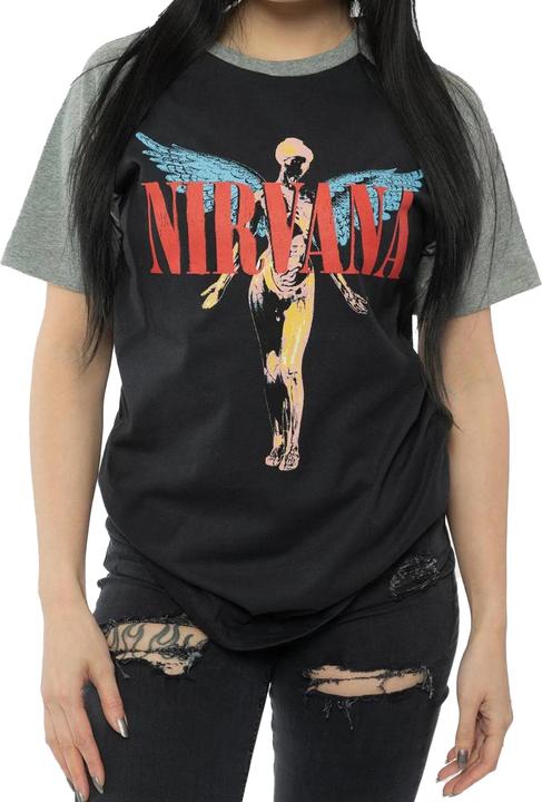 Immagine prodotto Nirvana Angelic Maglietta Raglan Adulto Unisex (XL)