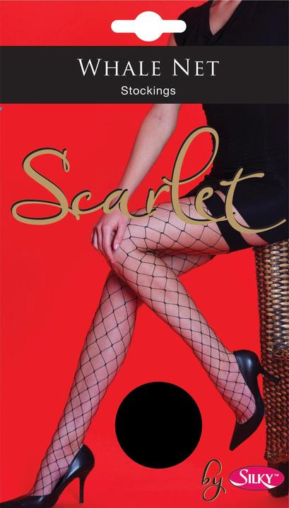 Produktbild Silky Scarlet Netzstrümpfe mit grossem Netzmuster (M)