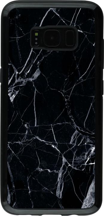 Actual product image PhoneLook Cover Hybrid Armor black Marble Black 01 (Samsung Galaxy S8)