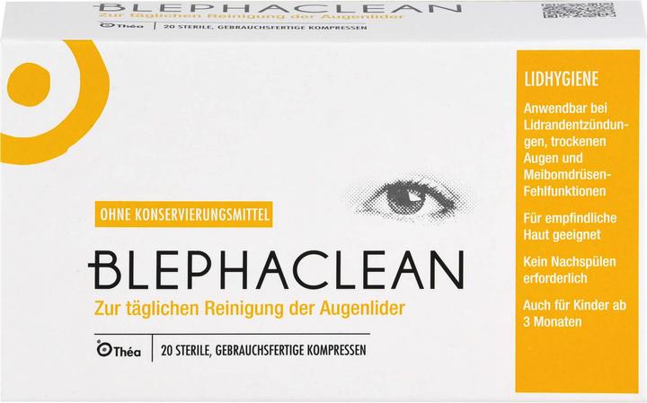 Produktbild Théa BLEPHACLEAN sterile Kompressen zur Lidreinigung, 20 St. Kompressen