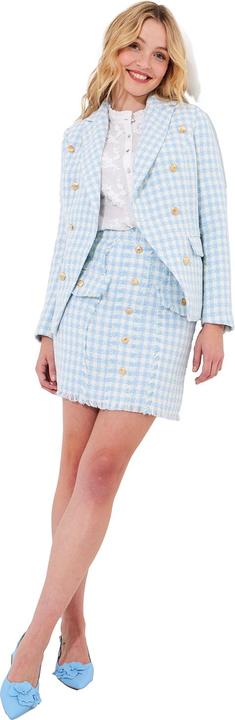 Actual product image Joe Browns Checked Button Detail Mini Skirt (34)