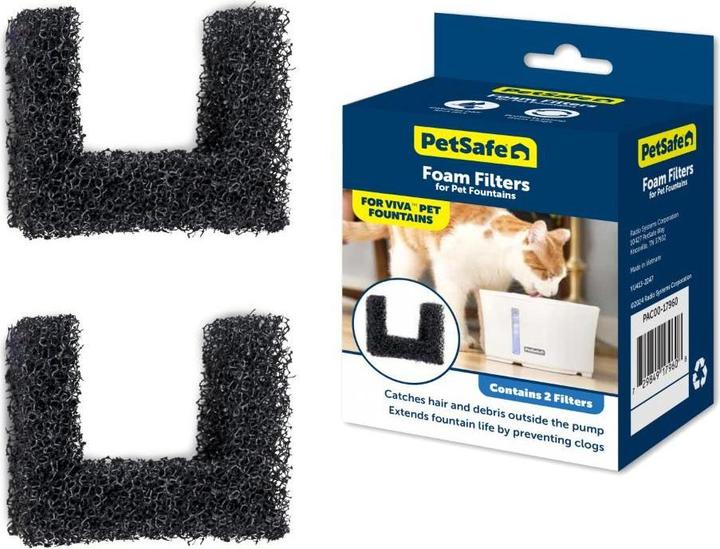 PetSafe Lot de 2 filtres de rechange Viva Foam