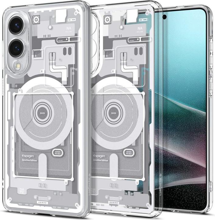 Actual product image Spigen - Ultra Hybrid Zero One MagSafe - Samsung Galaxy S25 Edge - White (Samsung Galaxy S25 Edge)