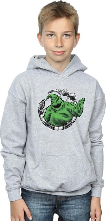 Immagine prodotto Disney Nightmare Before Christmas Roll The Dice Felpa con Cappuccio Ragazzi (140, 146)
