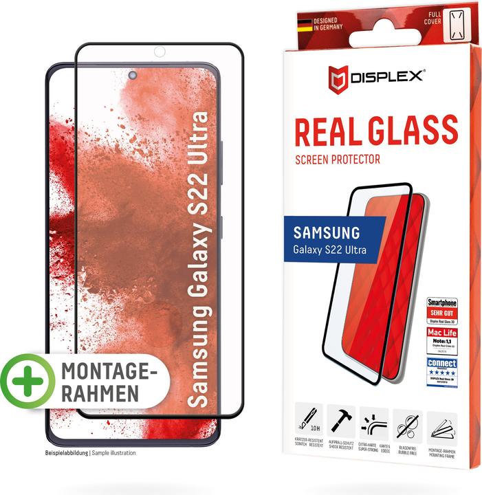 Image du produit Displex Real Glass, Full Cover Panzerglas (1 pièce(s), Samsung Galaxy S21 FE 5G)