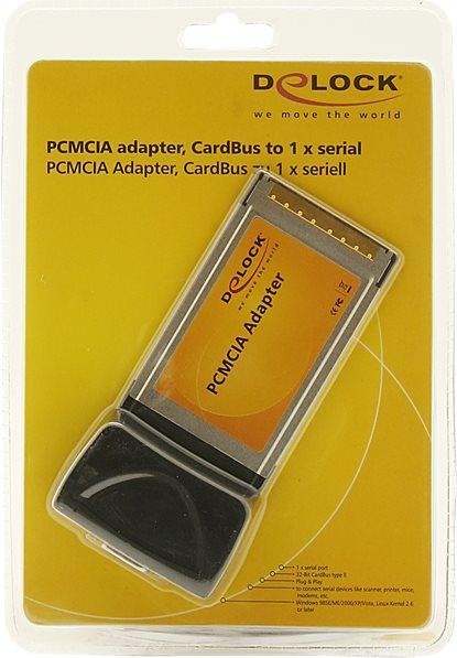 Actual product image Delock 61622 PCMCIA CardBus to 1 x serial