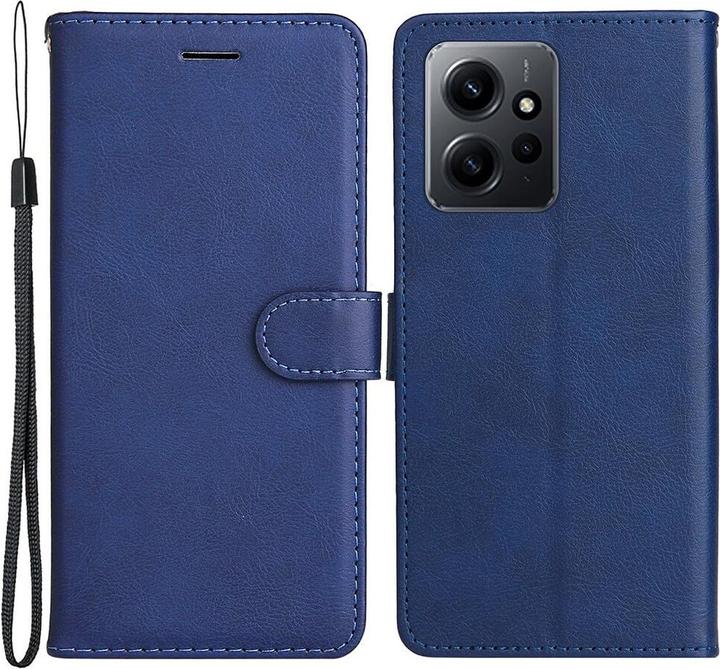 Produktbild Cover-Discount Xiaomi Redmi Note 12 4G - Leder Etui Hülle blau (Xiaomi Redmi Note 12)