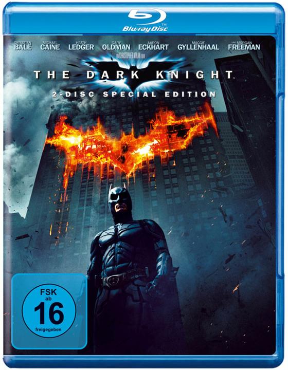 The Dark Knight (Blu-ray, 2008, Spanisch, Englisch, Deutsch, Italienisch, Portugiesisch, Französisch)