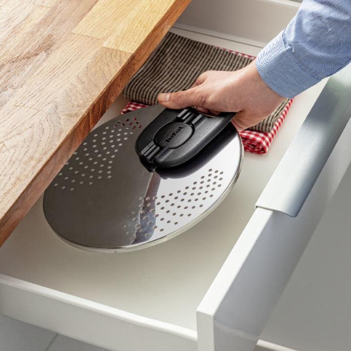 Image du produit Tefal Ingenio couvercle égouttoir L9829402 (20 cm, Métal)