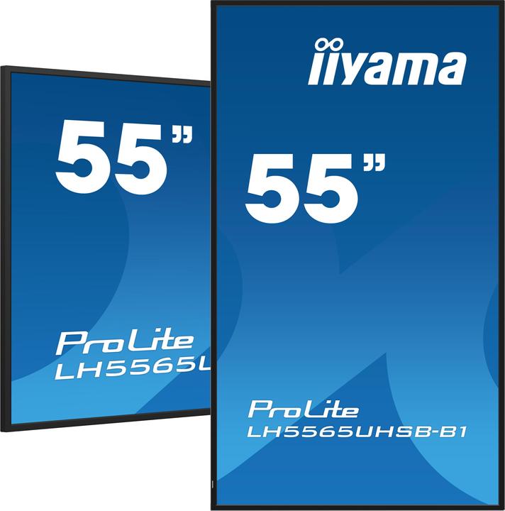 Immagine prodotto iiyama 55" 3840x2160, pannello UHD IPS, Haze 1%, 8 (3840 x 2160 pixel, 55")