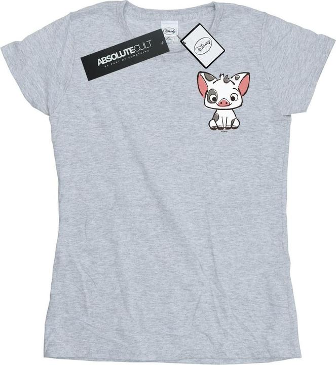 Disney Moana Pua The Pig Breast Print TShirt (XXL)