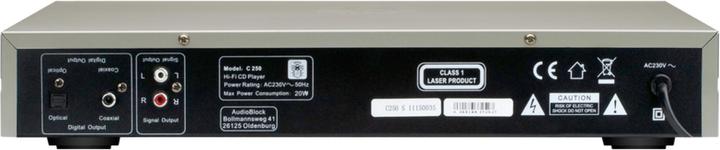 Produktbild Audioblock Block C-250 HiFi cd-speler Zilver (CD Player)