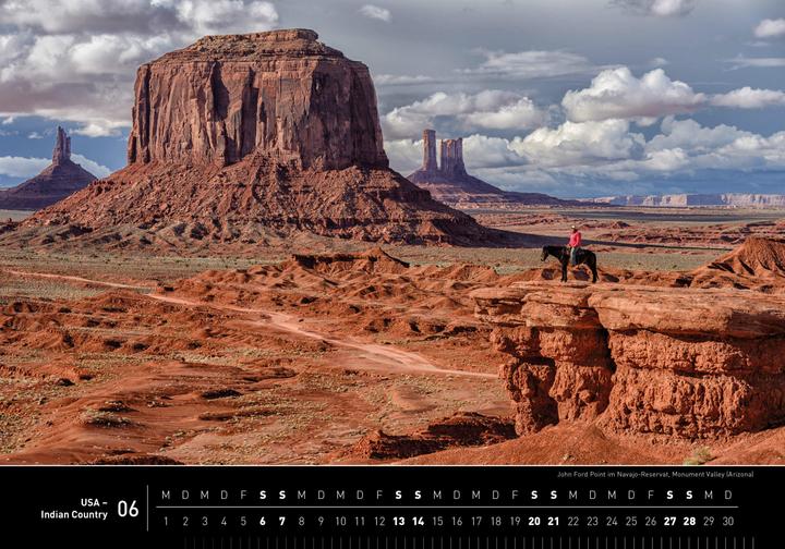 Produktbild USA - Indian Country 2026 (50 x 35 cm, Harter Einband, Deutsch)