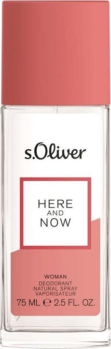 Productafbeelding S.Oliver Hier & Nu Vrouwen Deo Naturel Spray 75 ml (Spuit, 75 ml)