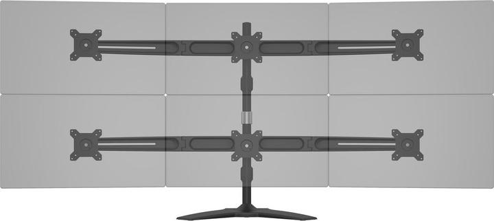 Image du produit Multibrackets Kit d'extension à 6 écrans pour support de table EX Kit Triple (Tables, 24")