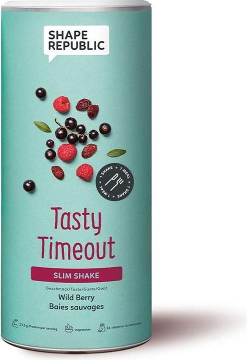 Produktbild Shape Republic Slim Shake Wildbeere 420 g (Beere, 1 Stk., 420 g)