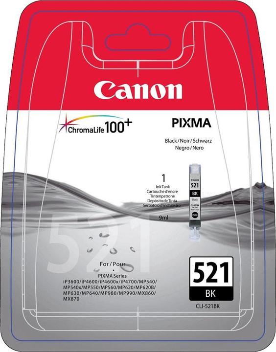 Actual product image Canon Cli-521bk (FC)