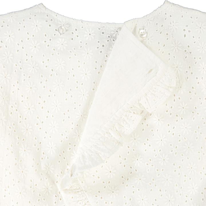 Produktbild La Redoute Collections Jumpsuit mit Volant und Lochstickerei