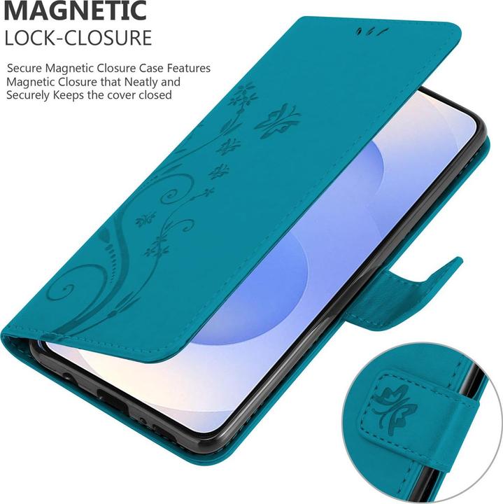 Produktbild Cadorabo Hülle für Samsung Galaxy S25 mit Blumen Muster (Samsung Galaxy S25)