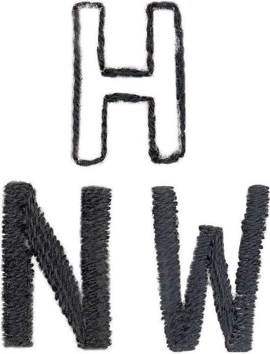 Rico Design Stich&Stitch P.Alphabet graf.schw100236