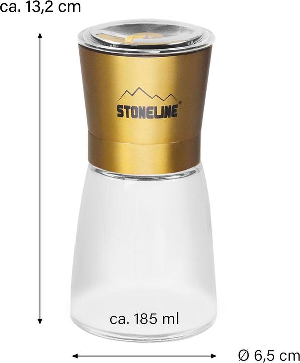 Produktbild Stoneline Salz- / Pfeffermühle, gelb (Diverse Gewürze, Chili, Kräuter, Salz)