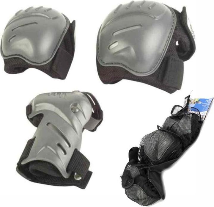 Produktbild Hudora Biomechanisches Protektorenset (L, Knieschoner, Handgelenkschoner, Ellbogenschoner, Einzelstück)