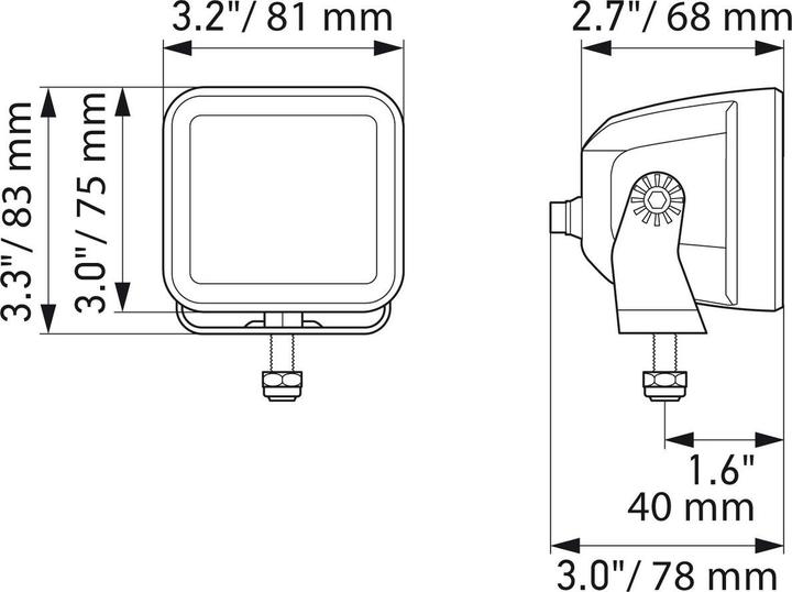 Immagine prodotto Hella Faro abbagliante LED 1FA 358 176-821