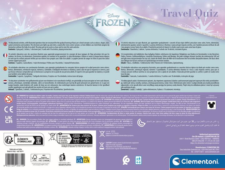 Actual product image Clementoni Frozen Quizzy Reisespiel (French)