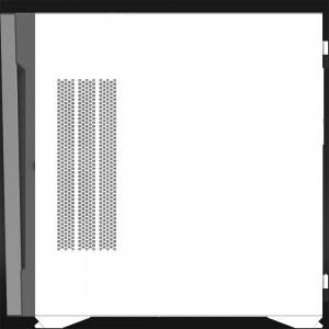Actual product image Aqirys Aquilla White (mATX, ATX, Mini-ITX)
