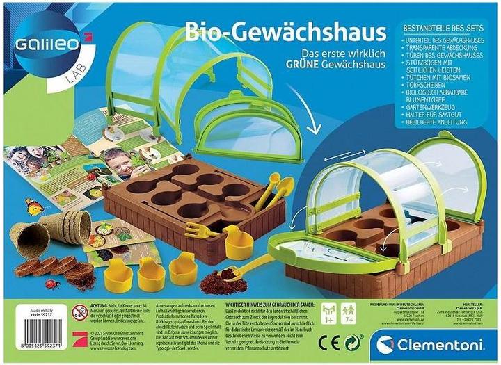 Actual product image Clementoni Organic greenhouse