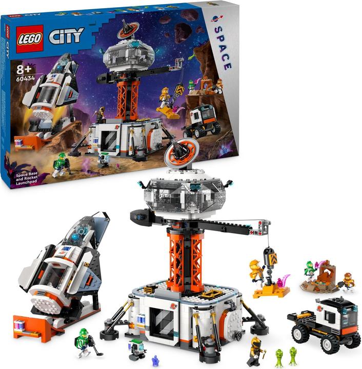 Actual product image LEGO 60434 Space base with launch pad (60434, LEGO City)