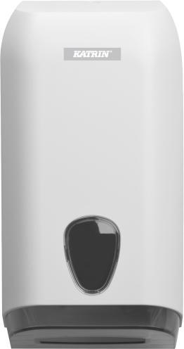 Actual product image Katrin 92582 Toilet paper dispenser, folded, white